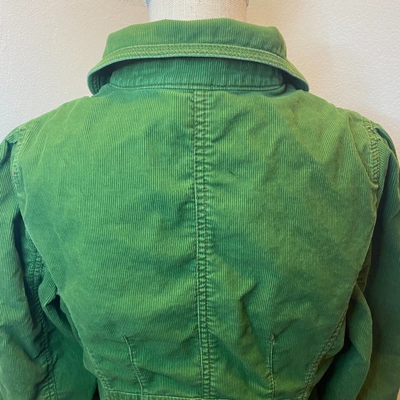 Ann Taylor Loft Womens Green Long Sleeves Corduroy Casual Jacket Size 8 - Picture 4 of 11